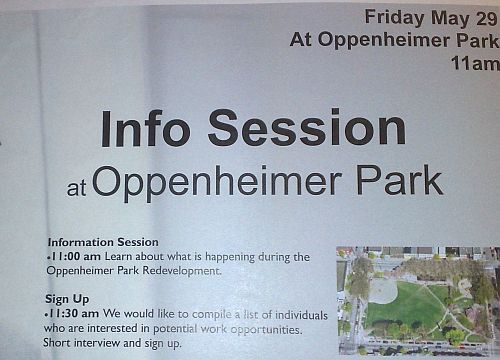 info session at op park