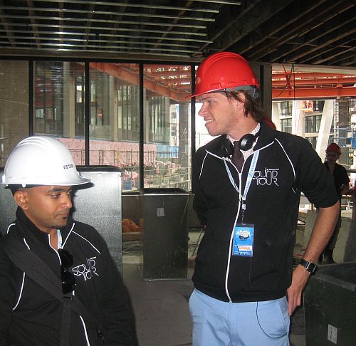 Po and Adrian of Sennheiser Sound Tour