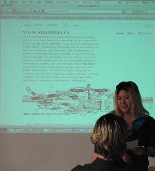 5 April Speaking at CBC Broadcast Centre in Vancouver