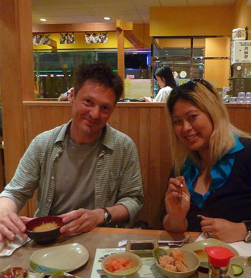 Sushi dinner after #NetTuesday