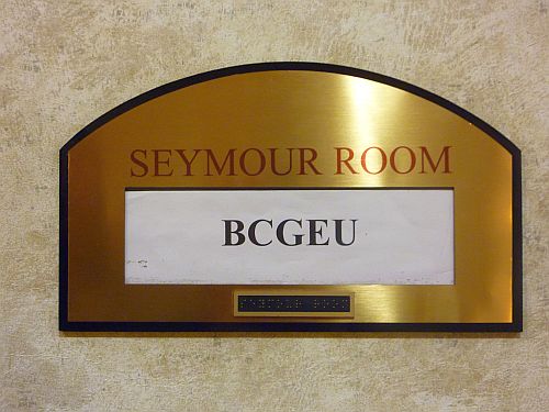 2 BCGEU in Seymour Room 2 BCGEU in Seymour Room