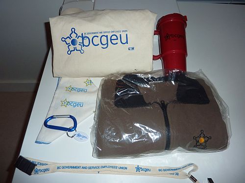 7 Gift Bag from BCGEU 7 Gift Bag from BCGEU