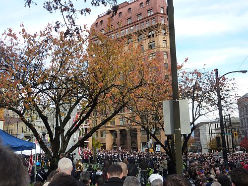 Remembrance Day at Victory Square 10