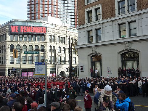Remembrance Day at Victory Square 5