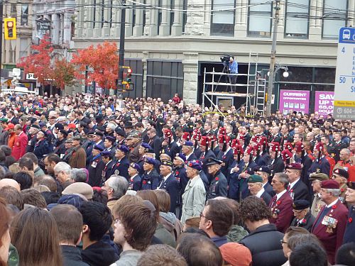 Remembrance Day at Victory Square 7