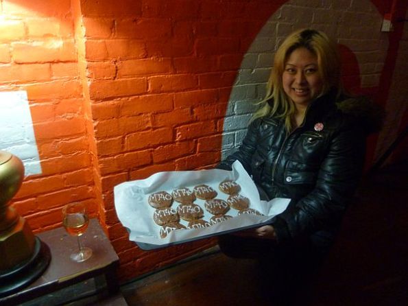 April holding MT40 cookies