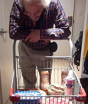 Hendrik gazes at desserts