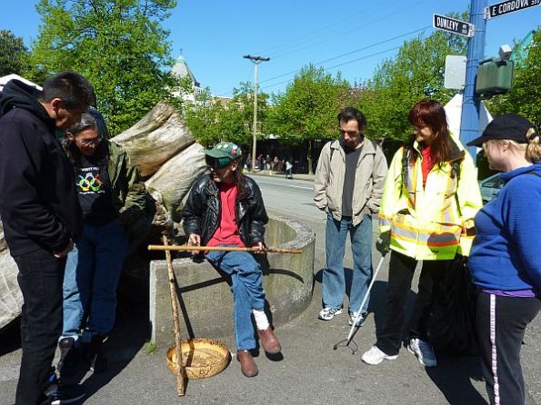 Daniel Thompson speaks with group from LifeSkills