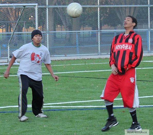 50 AHA MEDIA at Vancouver Street Soccer League vs City Hall