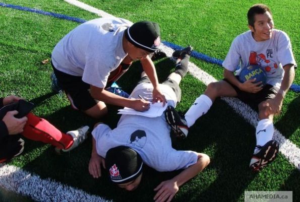9B AHA MEDIA at Vancouver Street Soccer League vs City Hall