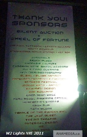 127 AHA MEDIA at W2 NYE in W2 Storyeum Vancouver DTES