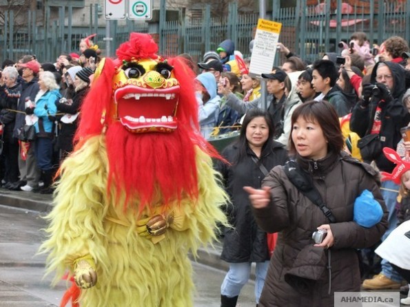 34 AHA MEDIA at Year of the Rabbit - 2011 Chinese New Year Parade in Chinatown, Vancouver