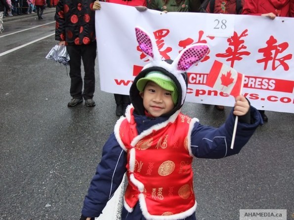47 AHA MEDIA at Year of the Rabbit - 2011 Chinese New Year Parade in Chinatown, Vancouver