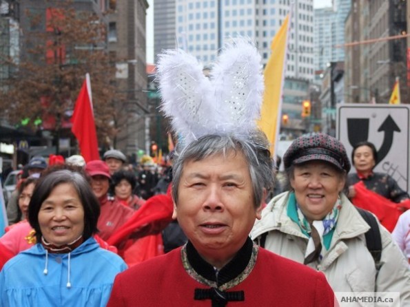 49 AHA MEDIA at Year of the Rabbit - 2011 Chinese New Year Parade in Chinatown, Vancouver