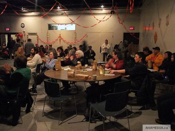 5 AHA MEDIA at Honouring our Women Poetry Night at Carnegie Centre, Vancouver