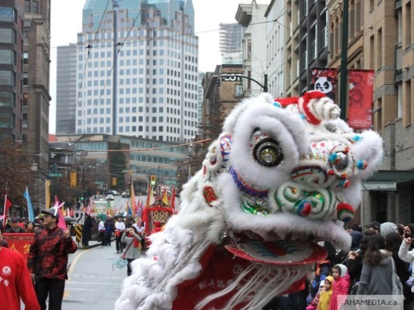 58 AHA MEDIA at Year of the Rabbit - 2011 Chinese New Year Parade in Chinatown, Vancouver