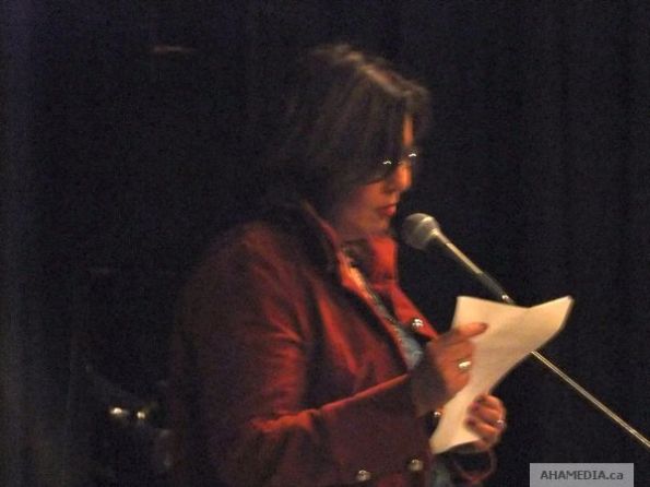 6 AHA MEDIA at Honouring our Women Poetry Night at Carnegie Centre, Vancouver