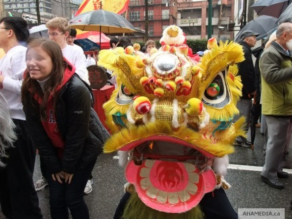 68 AHA MEDIA at Year of the Rabbit - 2011 Chinese New Year Parade in Chinatown, Vancouver