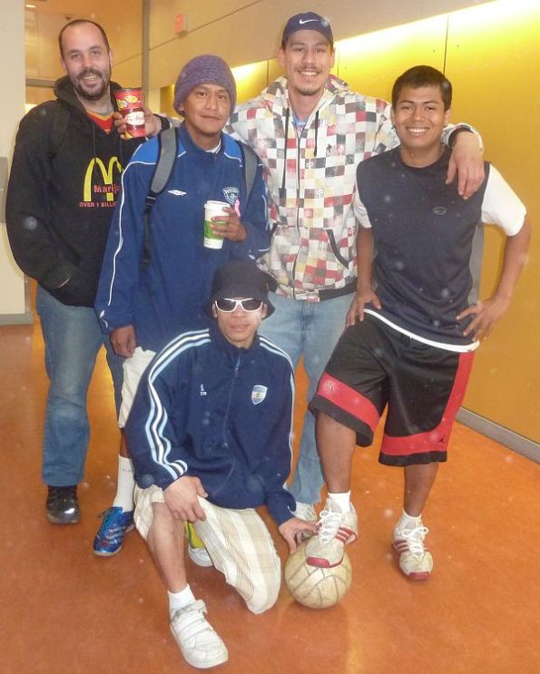 4 AHA MEDIA films Woodwards FC in Vancouver DTES