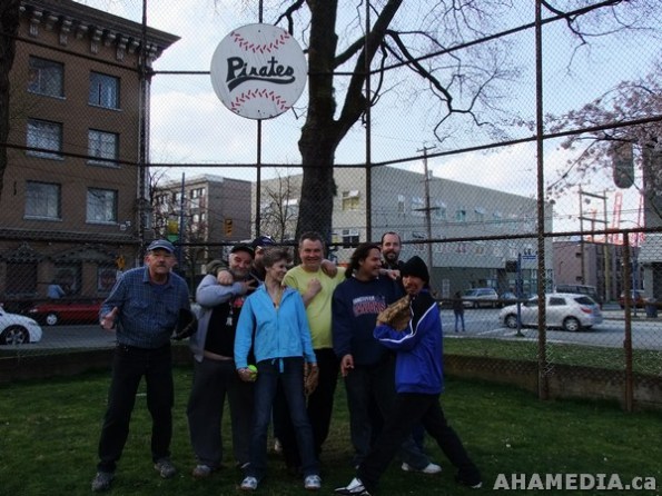 11 AHA MEDIA films Lookout Society Baseball League at Oppenheimer Park in Vancouver DTES