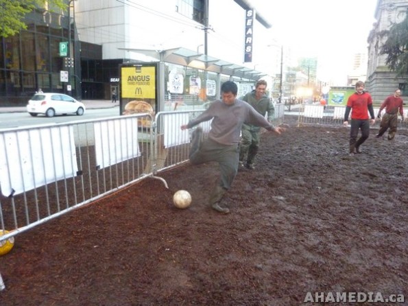 12 AHA MEDIA films Friday of 24hr Soccer Marathon to Save New Fountain Shelter
