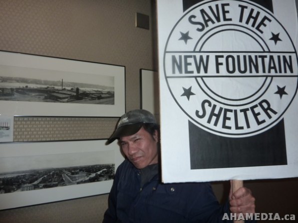 16 AHA MEDIA films Protest at Vancouver City Hall to SAVE New Fountain Shelter in DTES