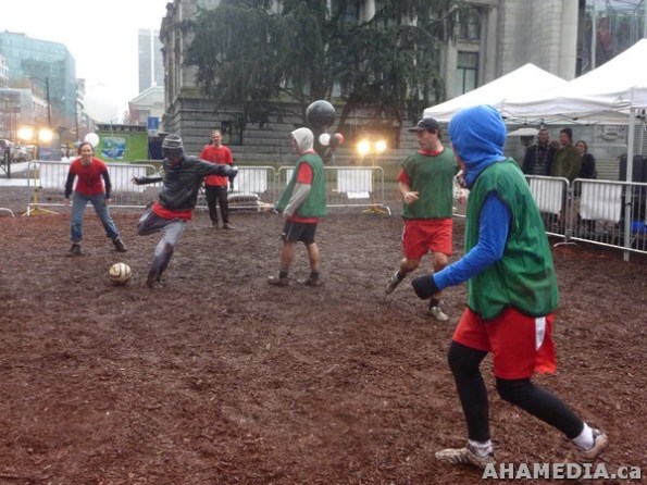 17 AHA MEDIA films at 24 hr soccer marathon to support New Fountain Shelter at Vancouver Art Gallery