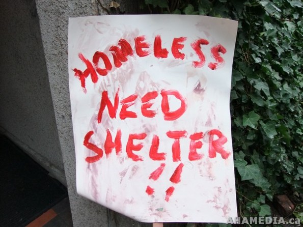 2 AHA MEDIA films Press conference at Homeless Shelter to be closed down in Vancouver