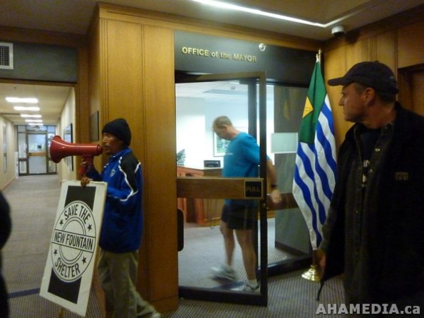 3 AHA MEDIA films Protest at Vancouver City Hall to SAVE New Fountain Shelter in DTES