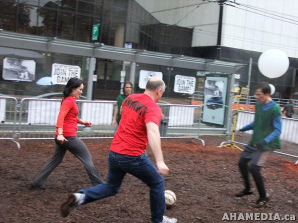 34 AHA MEDIA films at 24 hr soccer marathon to support New Fountain Shelter at Vancouver Art Gallery