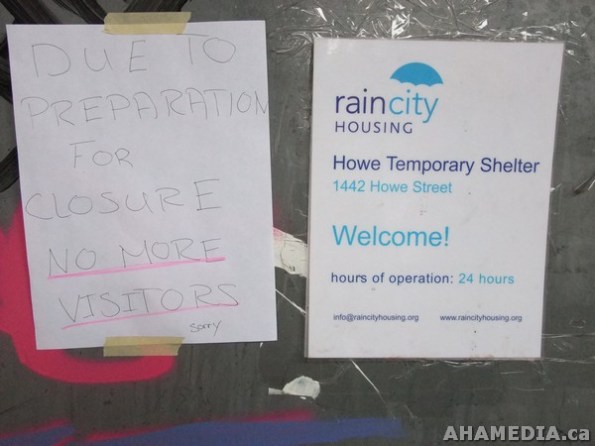 4 AHA MEDIA films inside Homeless Shelter to be closed down in Vancouver