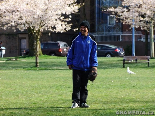 4 AHA MEDIA films Lookout Society Baseball League at Oppenheimer Park in Vancouver DTES