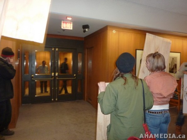 46 AHA MEDIA films Protest at Vancouver City Hall to SAVE New Fountain Shelter in DTES