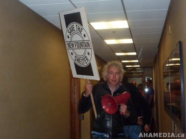57 AHA MEDIA films Protest at Vancouver City Hall to SAVE New Fountain Shelter in DTES