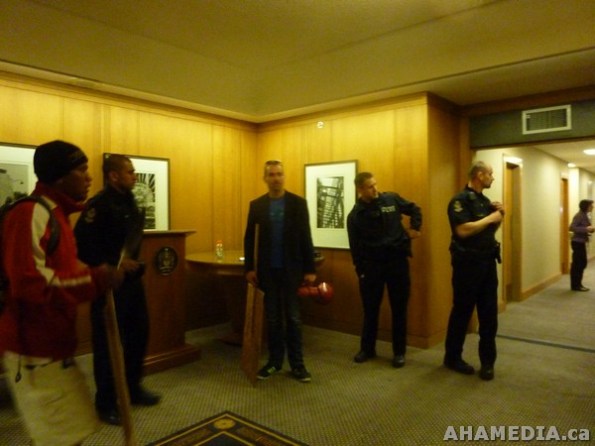 70 AHA MEDIA films Protest at Vancouver City Hall to SAVE New Fountain Shelter in DTES