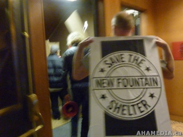 89 AHA MEDIA films Protest at Vancouver City Hall to SAVE New Fountain Shelter in DTES
