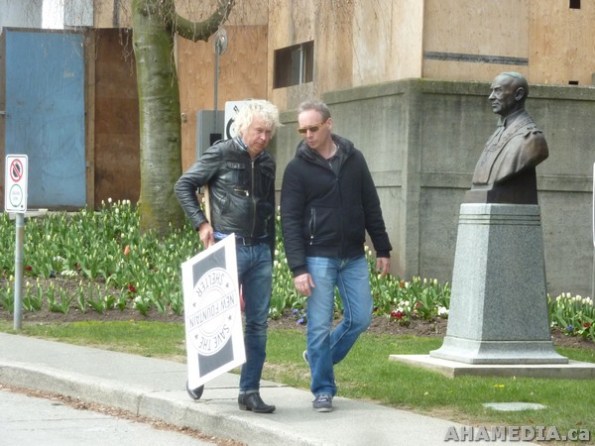 93 AHA MEDIA films Protest at Vancouver City Hall to SAVE New Fountain Shelter in DTES