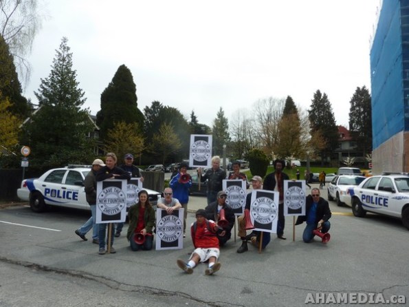 95 AHA MEDIA films Protest at Vancouver City Hall to SAVE New Fountain Shelter in DTES