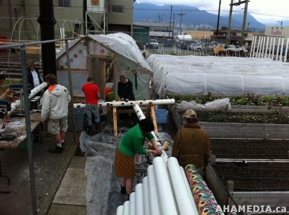18 AHA MEDIA filmed DTES NH Right to Food Murals going up