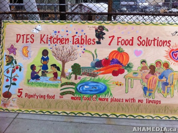 9 AHA MEDIA filmed DTES NH Right to Food Murals going up