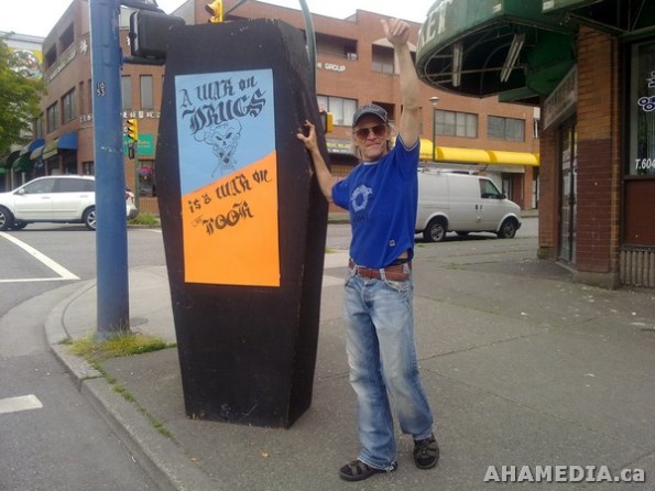 11 AHA MEDIA films VANDU protest of 40 years Drug War Misery in Vancouver DTES