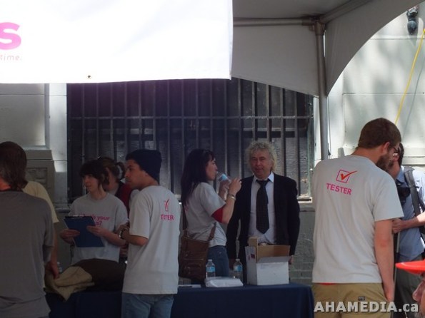 19 AHA MEDIA films HIV testing event at Pigeon Park in Vancouver DTES