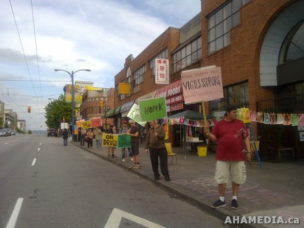 2 AHA MEDIA films VANDU protest of 40 years Drug War Misery in Vancouver DTES