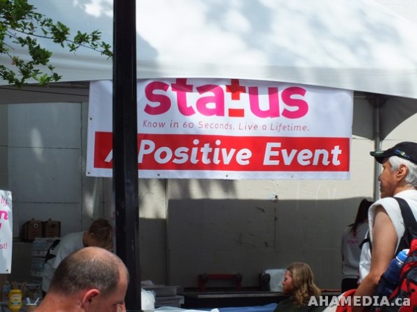 20 AHA MEDIA films HIV testing event at Pigeon Park in Vancouver DTES