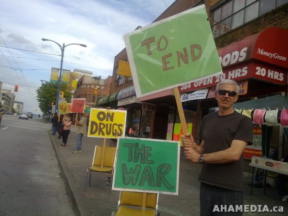 3 AHA MEDIA films VANDU protest of 40 years Drug War Misery in Vancouver DTES