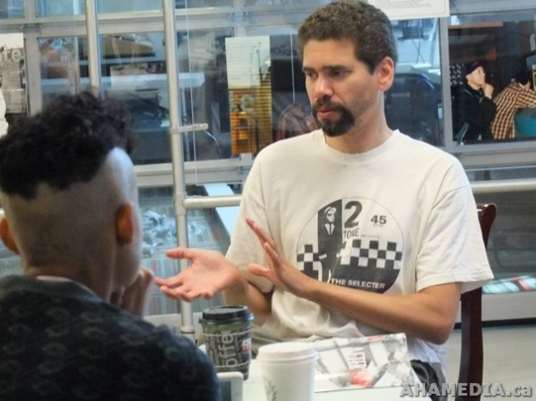 2 AHA MEDIA films Wayde Compton in Vancouver Downtown Eastside (DTES)