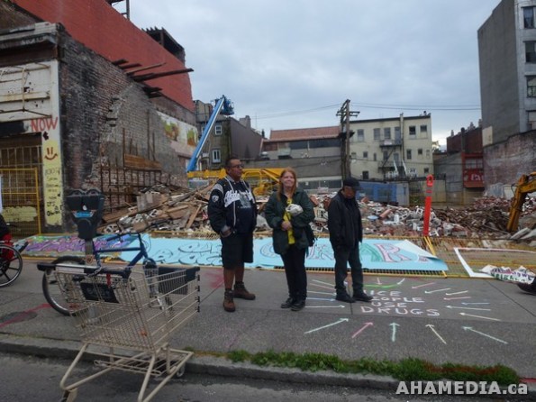 11 AHA MEDIA films at DTES Block Party to Block Condos in Vancouver