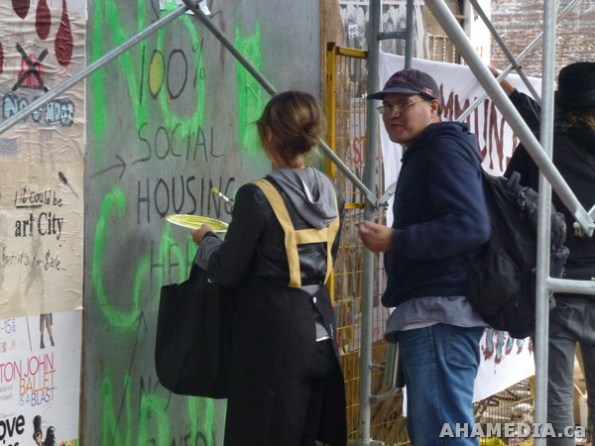 20 AHA MEDIA films at DTES Block Party to Block Condos in Vancouver