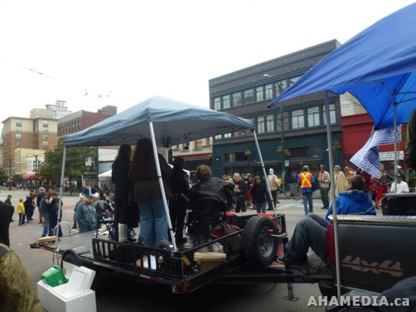 21 AHA MEDIA films at DTES Block Party to Block Condos in Vancouver
