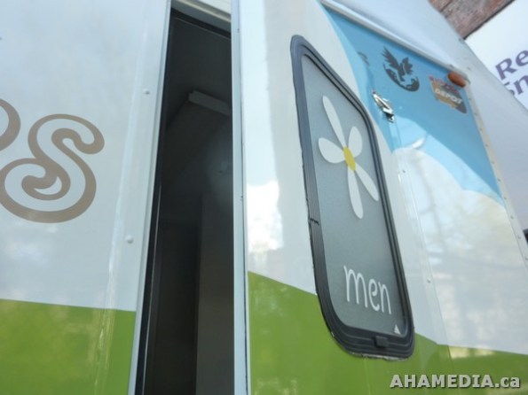 3 AHA MEDIA films at Thunderboxes Public Toilets in Vancouver DTES